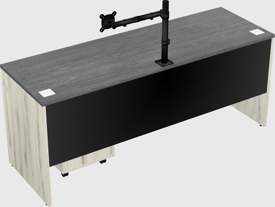 Rectangular desk