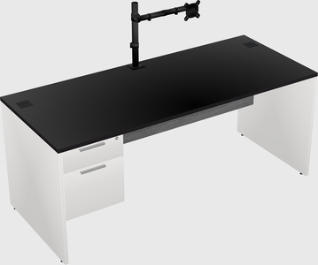 Rectangular desk