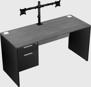 Rectangular desk