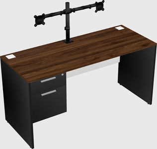 Rectangular desk