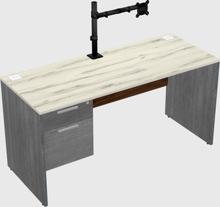 Rectangular desk
