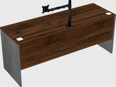 Rectangular desk