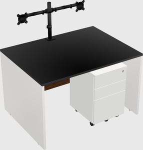 Rectangular desk