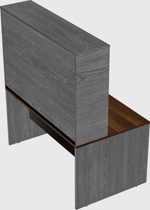 Rectangular desk