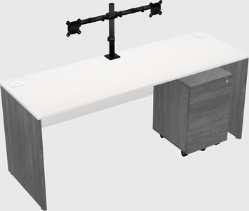 Rectangular desk