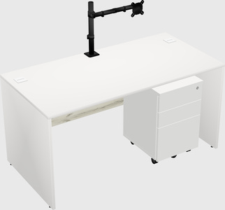 Rectangular desk