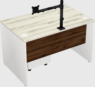 Rectangular desk