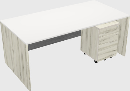 Rectangular desk