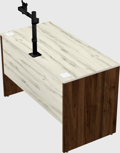 Rectangular desk