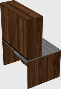 Rectangular desk