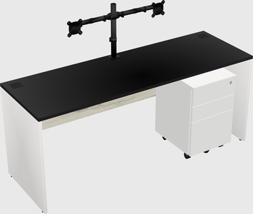 Rectangular desk