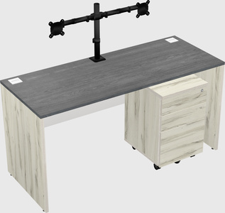 Rectangular desk