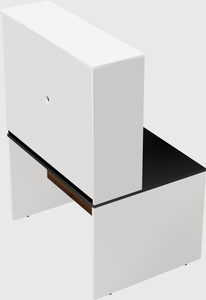 Rectangular desk