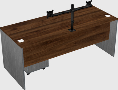 Rectangular desk