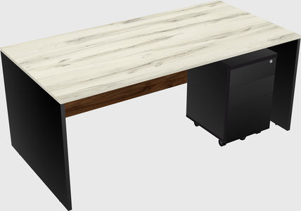 Rectangular desk