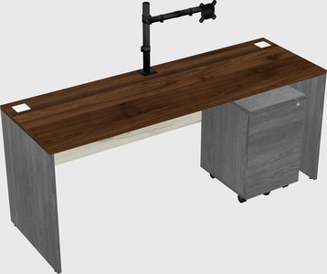 Rectangular desk