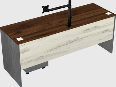 Rectangular desk