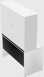 Rectangular desk