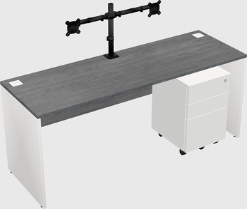 Rectangular desk