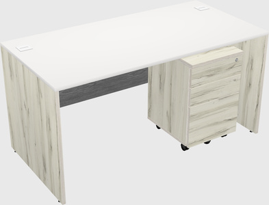 Rectangular desk
