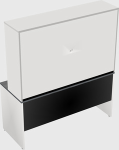 Rectangular desk