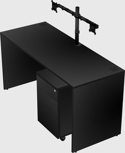 Rectangular desk