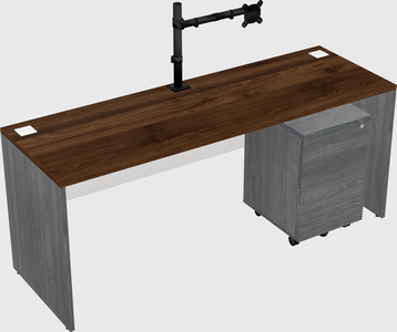 Rectangular desk