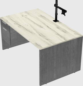 Rectangular desk