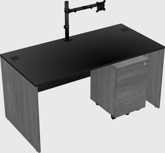 Rectangular desk