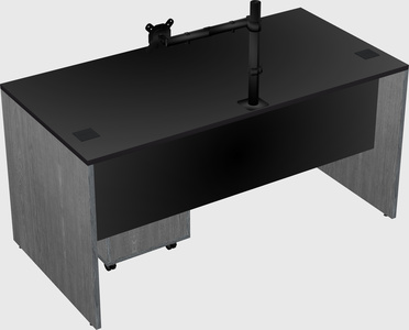Rectangular desk