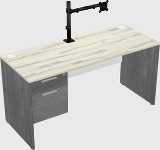 Rectangular desk