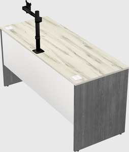 Rectangular desk