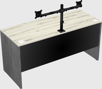 Rectangular desk