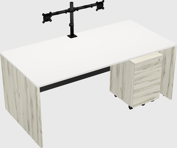 Rectangular desk