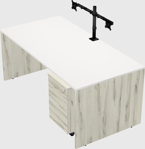 Rectangular desk