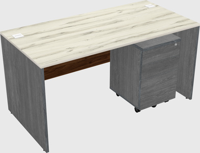 Rectangular desk