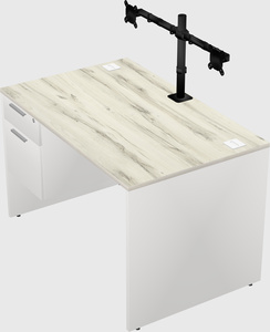 Rectangular desk