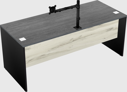 Rectangular desk