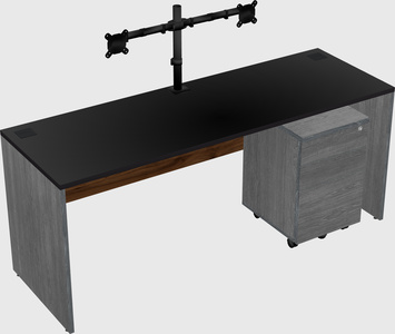 Rectangular desk