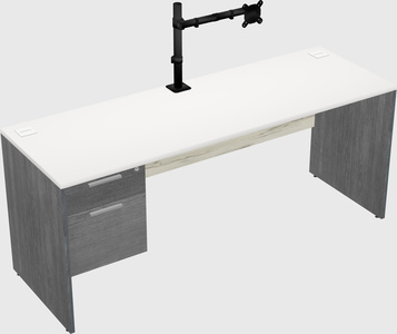 Rectangular desk