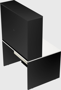 Rectangular desk