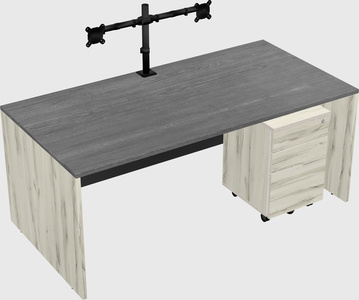 Rectangular desk