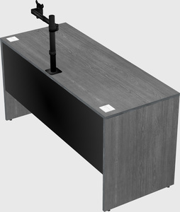 Rectangular desk