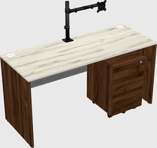 Rectangular desk