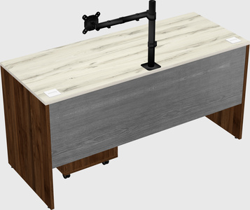 Rectangular desk