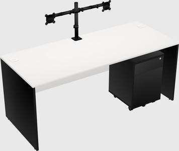 Rectangular desk
