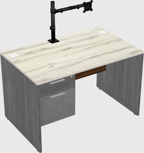 Rectangular desk