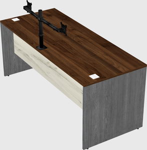 Rectangular desk
