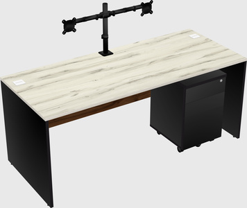 Rectangular desk
