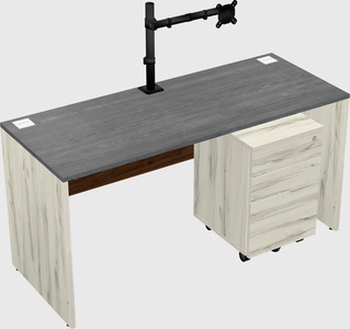 Rectangular desk